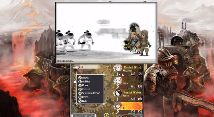 Bravely Default Review - Time Freeze