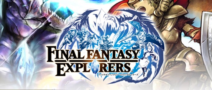 Final Fantasy Explorers - Logo