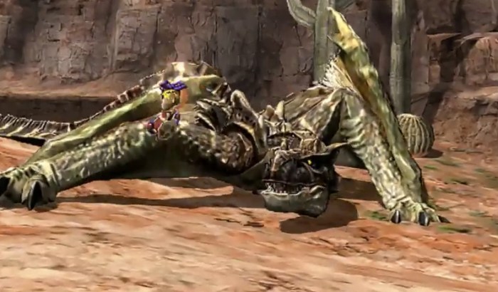 Monster Hunter 4 Ultimate Beasts - Brute Tigrex - Action