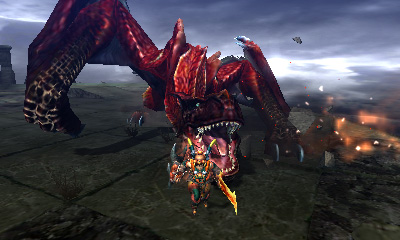 Monster Hunter 4 Ultimate Beasts - Crimson Tigrex - Charge