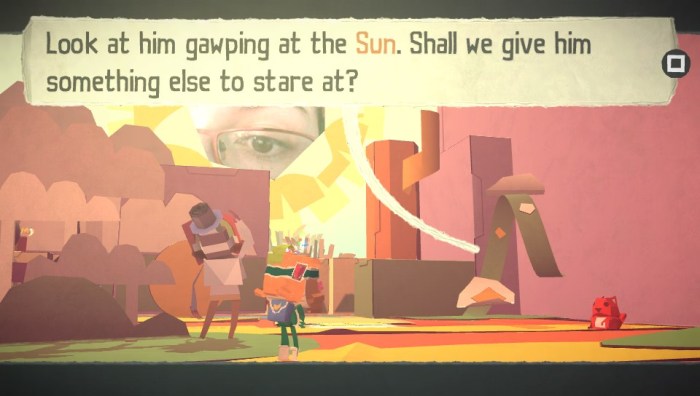 Tearaway Review - Sun