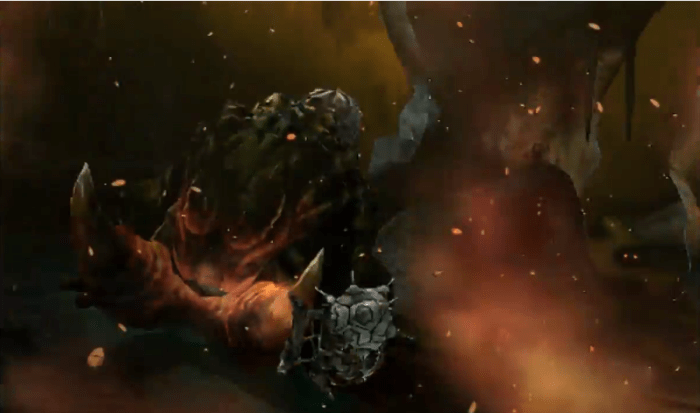 Monster Hunter 4 Ultimate - Beasts - Tetsucabra Subspcies - Explosion