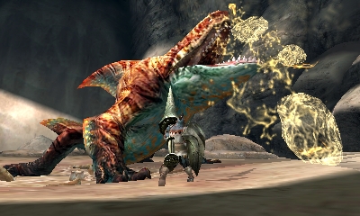 Monster Hunter 4 Ultimate Beasts - Tigerstripe Zamtrios - Paralysis