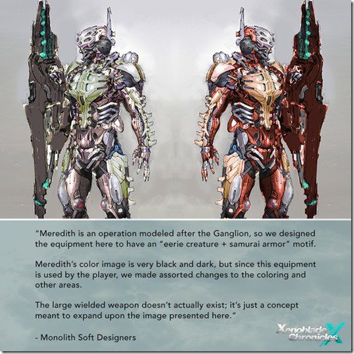 Xenoblade Chronices X - Meredith Armour Inspiration