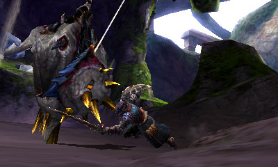 Monster Hunter 4 Ultimate Beasts - Nerscylla Subspecies - Swinging