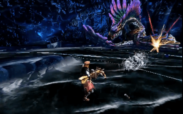 Monster Hunter 4 Ultimate Beasts - Tidal Najarala - Projectile