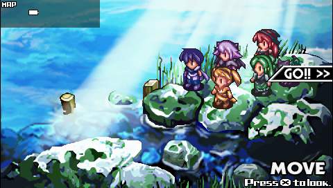 Riviera The Promised Land - Dungeon Menu