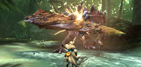 Monster Hunter X - Dinovaldo Tail Bite